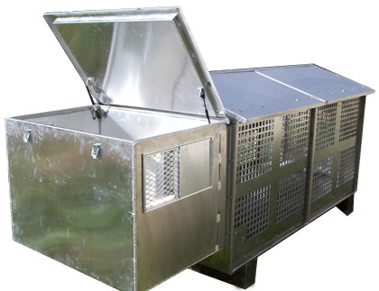 aluminum dog kennel